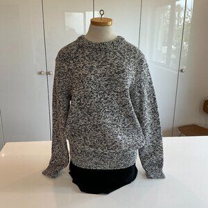 J Crew, Marled cotton crewneck sweater, Size Medium